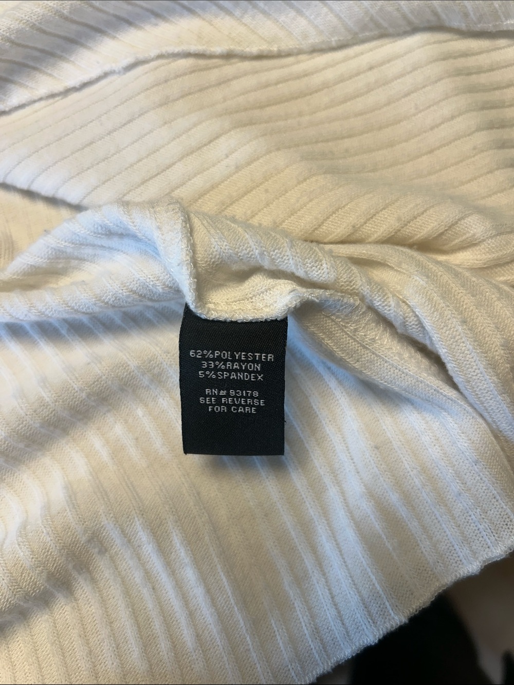 Context Ivory Ribbed Open-Front Cardigan - Picture 3 of 3